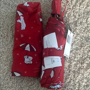 NWT- Vera Bradley- Red Umbrella w/polar bears- great gift & price!